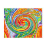 Color Swirl Postcard