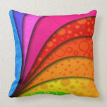 Color Swirls Pattern Pillow pillows