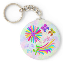 Color the World Keychain