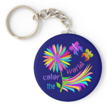 Color the World Keychain