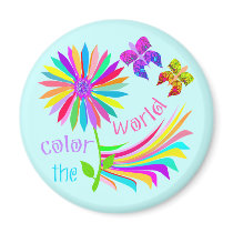 Color the World Magnets