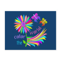 Color the World Postcard