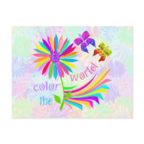 Color the World Postcard