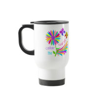 Color the World Travel Mugs