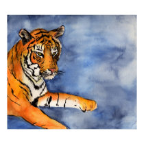 Color Tiger Poster posters by donnabellas Color Tiger Poster posters