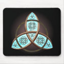 Color Trinity Celtic Knot mousepads by packratgraphics Color Trinity Celtic Knot mousepads