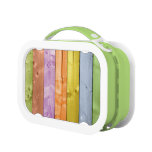 Color Washed Wood Planks Lunchboxes