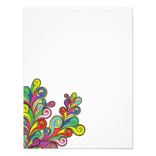 Color Waves Party Invitation