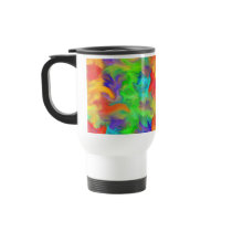 Color Waves Surfeit Abstract Art mugs