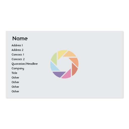 Color Wheel - Business Business Cards