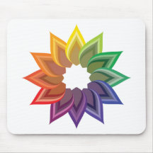colour wheel flower