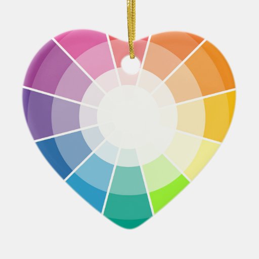 color wheel light double sided heart ceramic christmas color wheel light double sided heart ceramic christmas