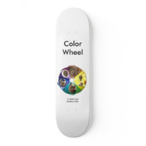 Color Wheel Skate Board skateboards by gnzazzle Color Wheel Skate Board skateboards