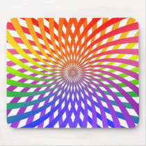 Color Wheel Spiral: Mousepad