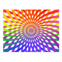 Color Wheel Spiral: Postcards