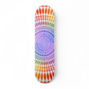 Color Wheel Vertigo: Custom Skateboard by spiritswitchboard Color Wheel Vertigo: Custom Skateboard