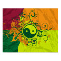 Color Yin Yang posters