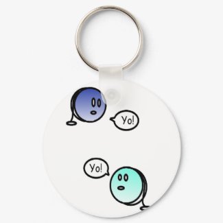 color yo-yo keychain