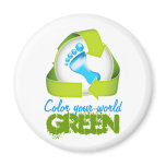 Color your world Green magnets