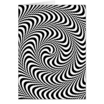 Colorable Optical Block Spiral Cards