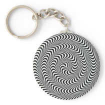 Colorable Optical Block Spiral Keychains