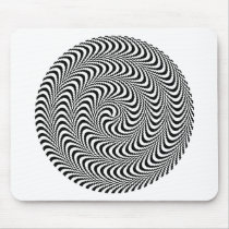 Colorable Optical Block Spiral Mousepads