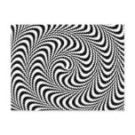 Colorable Optical Block Spiral Post Cards