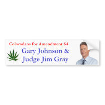 Coloradans for Amendment 64 Bumper Sticker