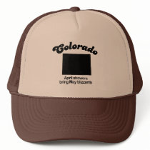 Colorado - April showers bring May blizzards Mesh Hat