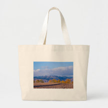 Colorado Autumn Morning Scenic View Canvas Bag