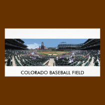 Colorado Baseball Field photo cards