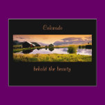 Colorado, behold the beauty postcard