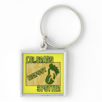 Colorado Bigfoot Spotter Keychains