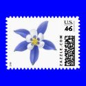 Colorado Columbine Flower Postage postage