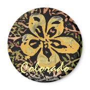 Colorado columbine magnet