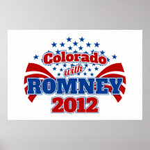 Colorado con Mitt Romney 2012 Posters