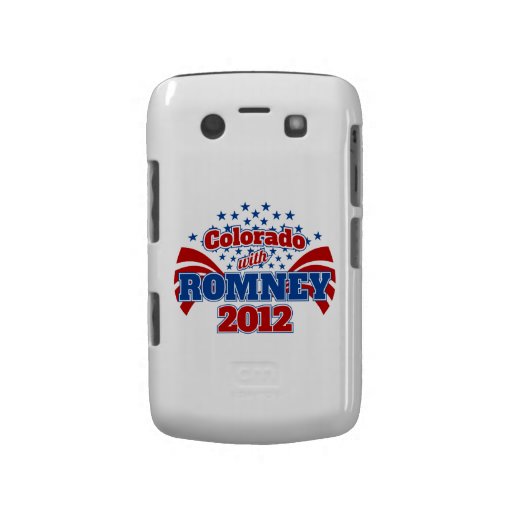 Colorado con Romney 2012 Case-Mate Blackberry Funda