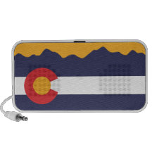 Colorado Flag and Mountain Range Speaker