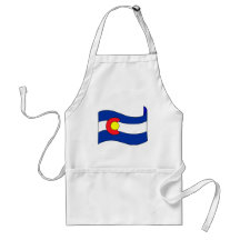 Colorado flag aprons