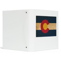 Colorado Flag 3 Ring Binders
