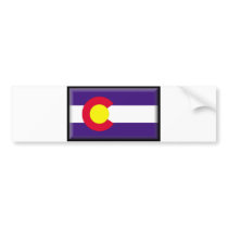 Colorado Flag bumper stickers
