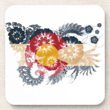 Colorado Flag Coasters