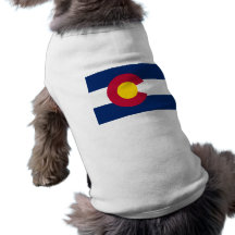 Colorado Flag Doggie T Shirt