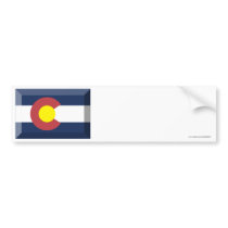 Colorado Flag Gem bumper stickers by Vexillophile Colorado Flag Gem bumper stickers