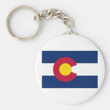 Colorado Flag Key Chain