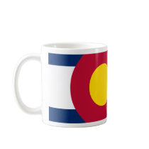 Colorado Flag Map Coffee Mug