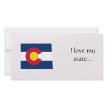 Colorado Flag Map Photo Card