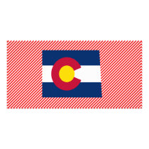 Colorado Flag Map photo cards