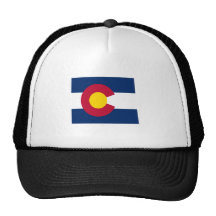 Colorado Flag Map Trucker Hat