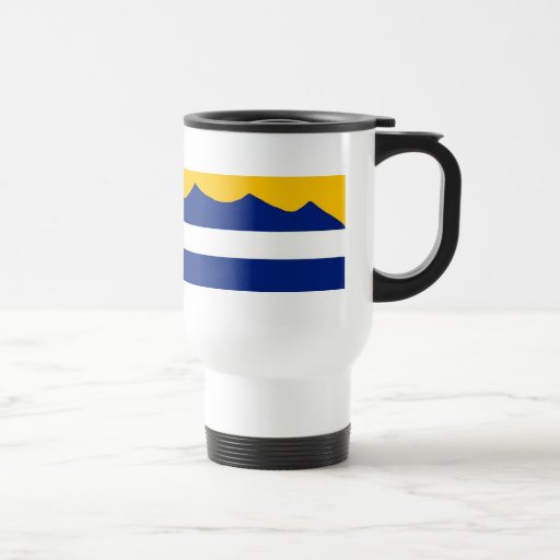 Colorado Flag Mountain Range Coffee Mug